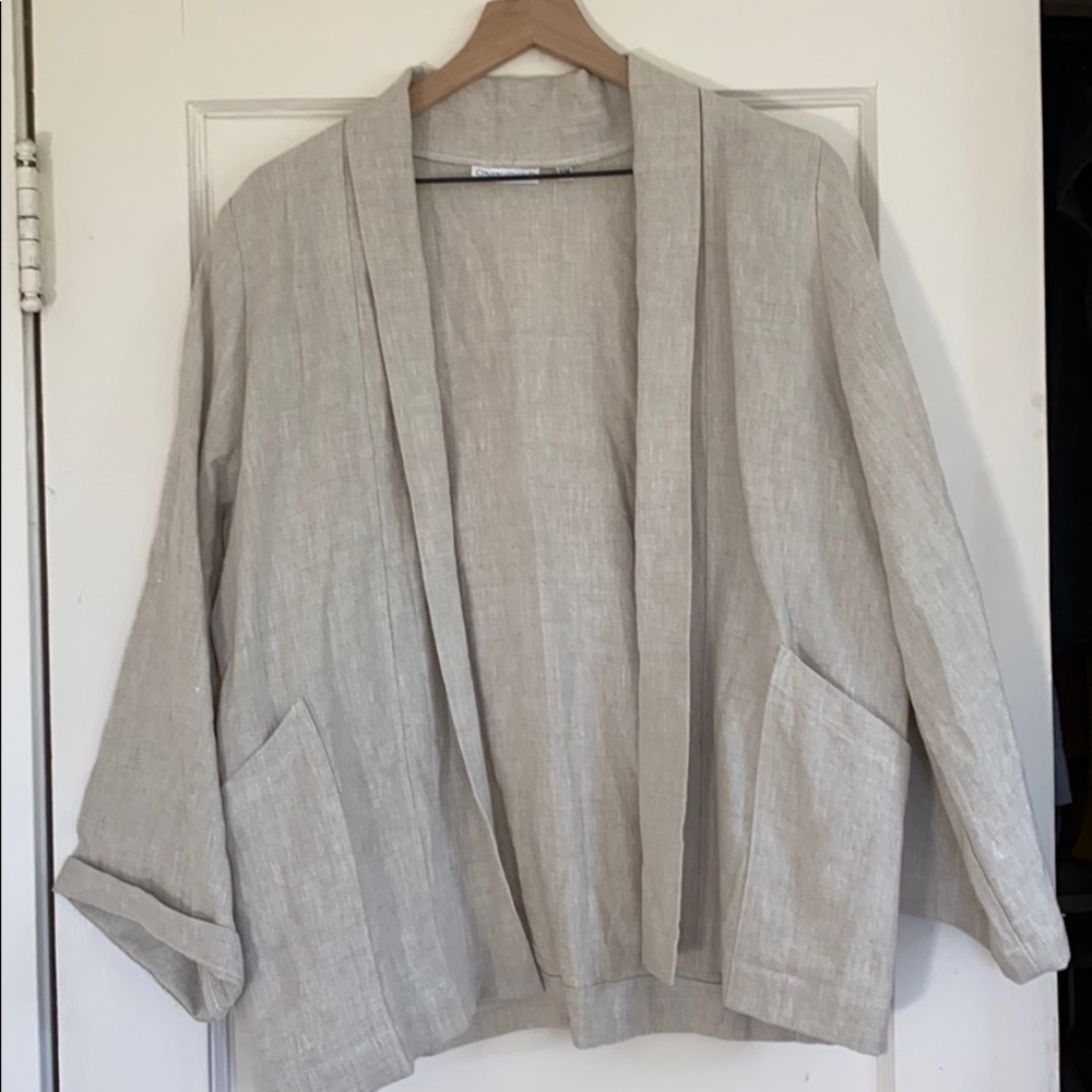 Only Child Cardiff Work Jacket in linen